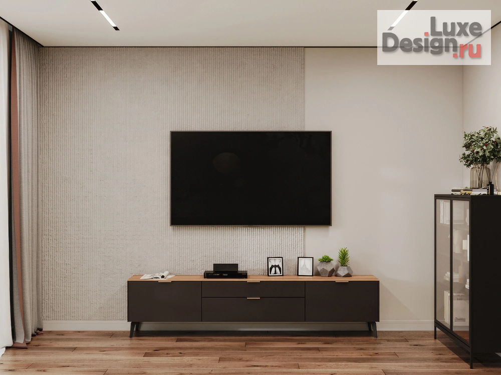 Дизайн интерьера трехкомнатной квартиры "Республики г. Красноярск" (фото 9)