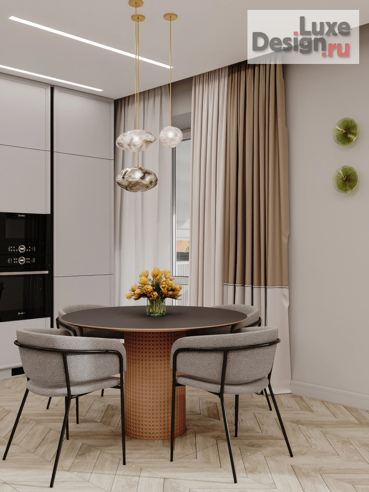 Дизайн интерьера трехкомнатной квартиры "Южный берег г.Красноярск" (фото 6)