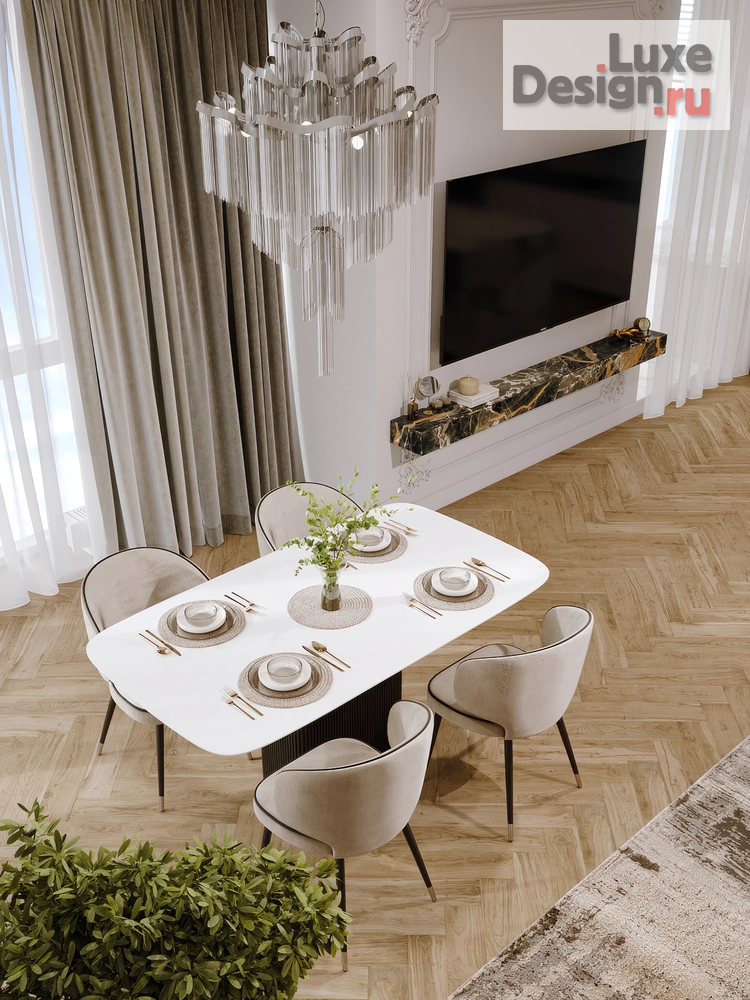 Дизайн интерьера трехкомнатной квартиры "Sky seven г.Красноярск" (фото 8)