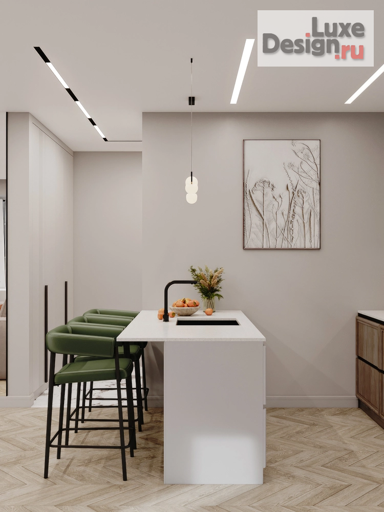 Дизайн интерьера трехкомнатной квартиры "Южный берег г.Красноярск" (фото 7)