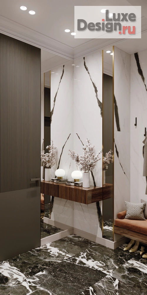 Дизайн интерьера трехкомнатной квартиры "Sky seven г.Красноярск" (фото 1)