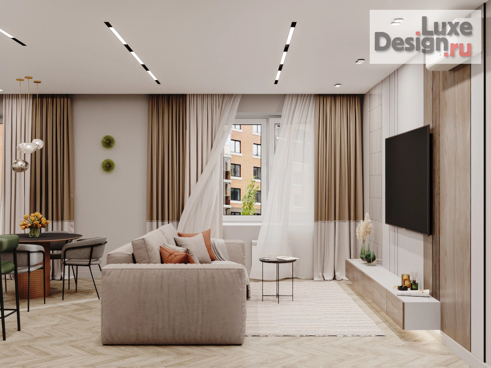 Дизайн интерьера трехкомнатной квартиры "Южный берег г.Красноярск" (фото 12)