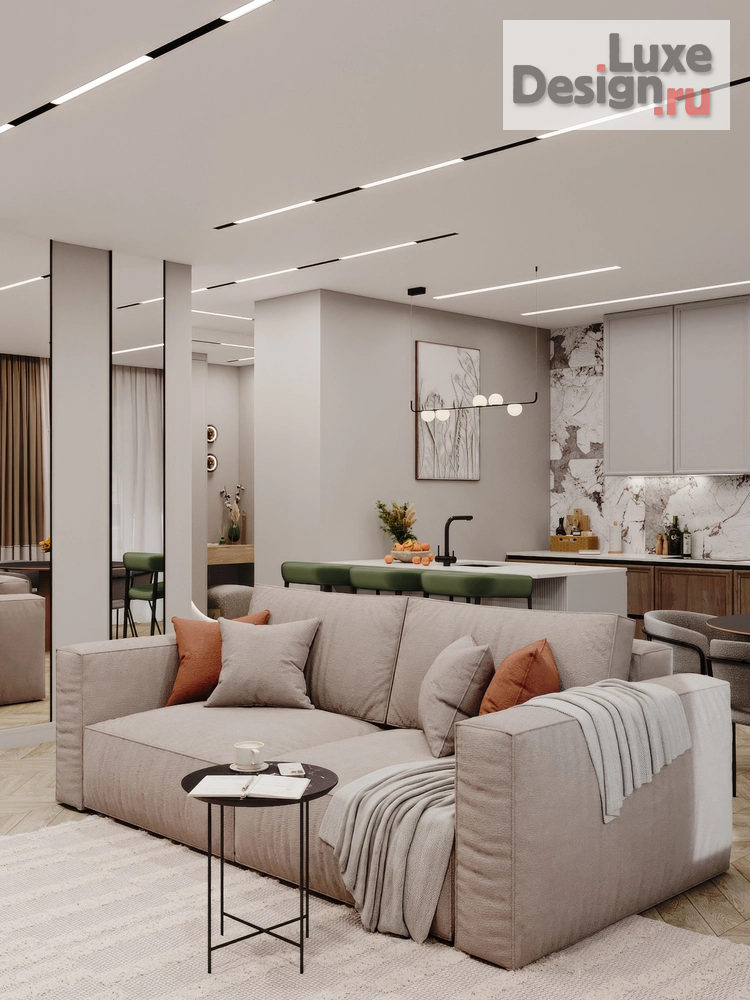 Дизайн интерьера трехкомнатной квартиры "Южный берег г.Красноярск" (фото 15)