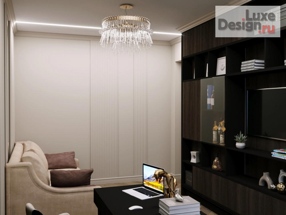 Дизайн интерьера четырехкомнатной квартиры "Притяжение" (фото 26)