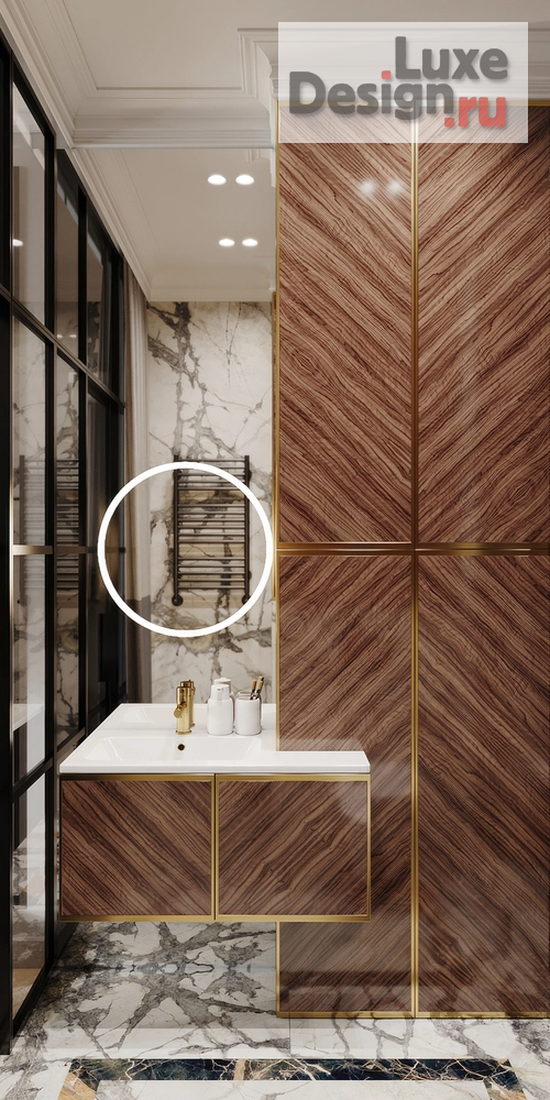 Дизайн интерьера трехкомнатной квартиры "Sky seven г.Красноярск" (фото 26)