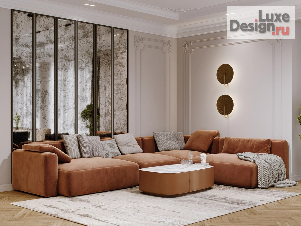 Дизайн интерьера трехкомнатной квартиры "Sky seven г.Красноярск" (фото 6)