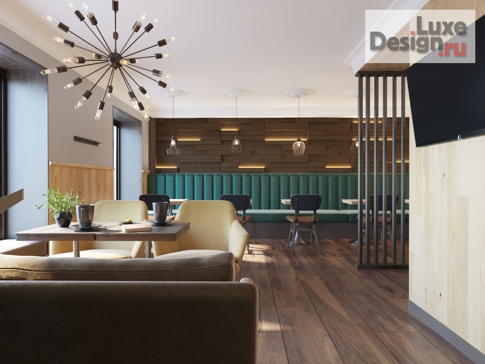 Дизайн интерьера кафе "Кофейня-чебуречная NOSTALGIA" (фото 8)