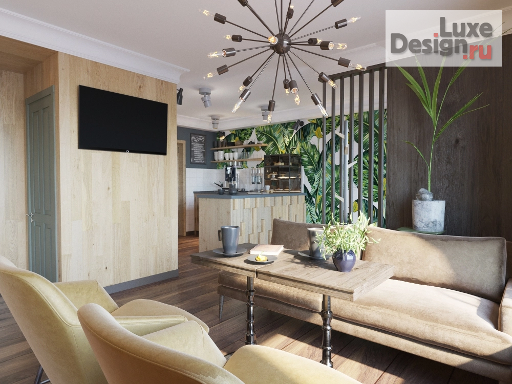 Дизайн интерьера кафе "Кофейня-чебуречная NOSTALGIA" (фото 12)