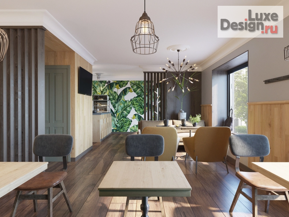 Дизайн интерьера кафе "Кофейня-чебуречная NOSTALGIA" (фото 14)