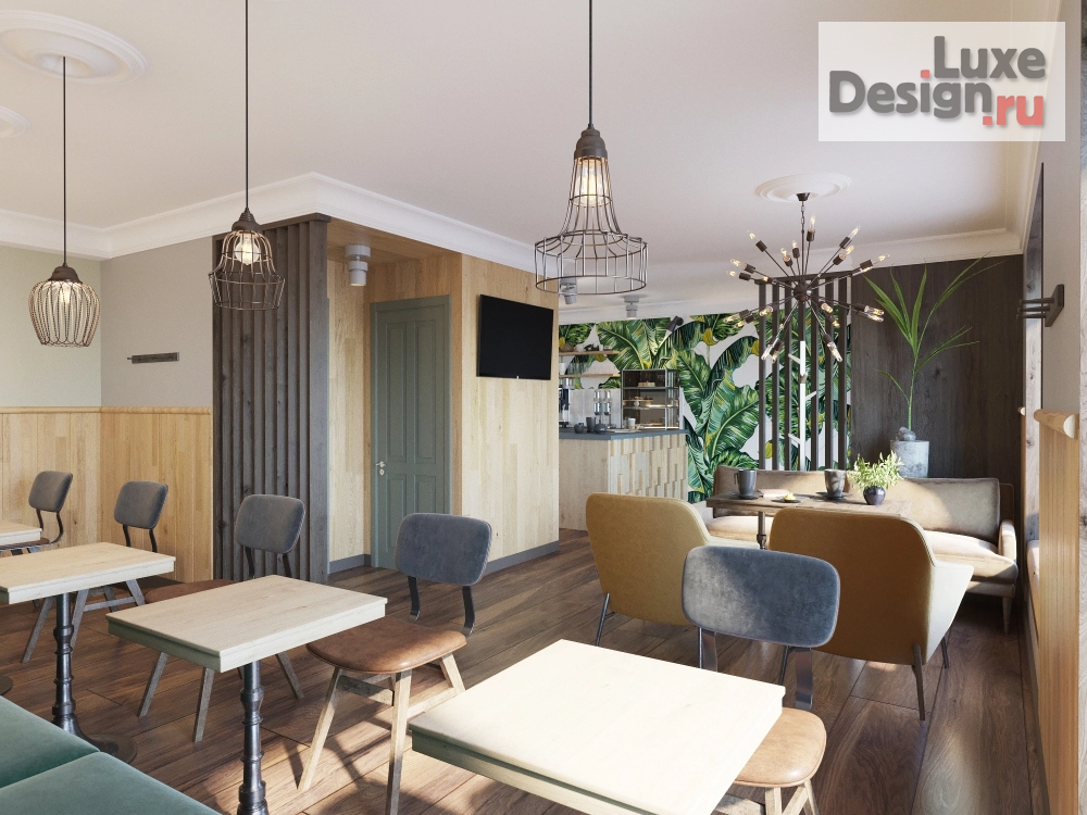 Дизайн интерьера кафе "Кофейня-чебуречная NOSTALGIA" (фото 11)