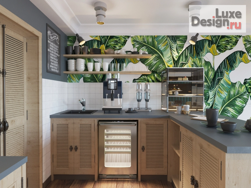 Дизайн интерьера кафе "Кофейня-чебуречная NOSTALGIA" (фото 2)