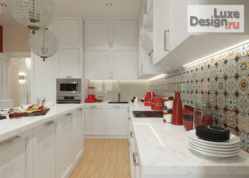 Дизайн интерьера кухни "Проект гостиной-кухни" (фото 3)