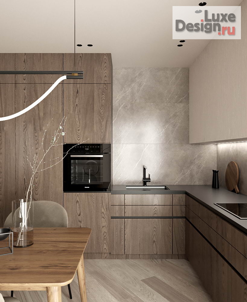 Дизайн интерьера трехкомнатной квартиры "Преображенский 84" (фото 7)