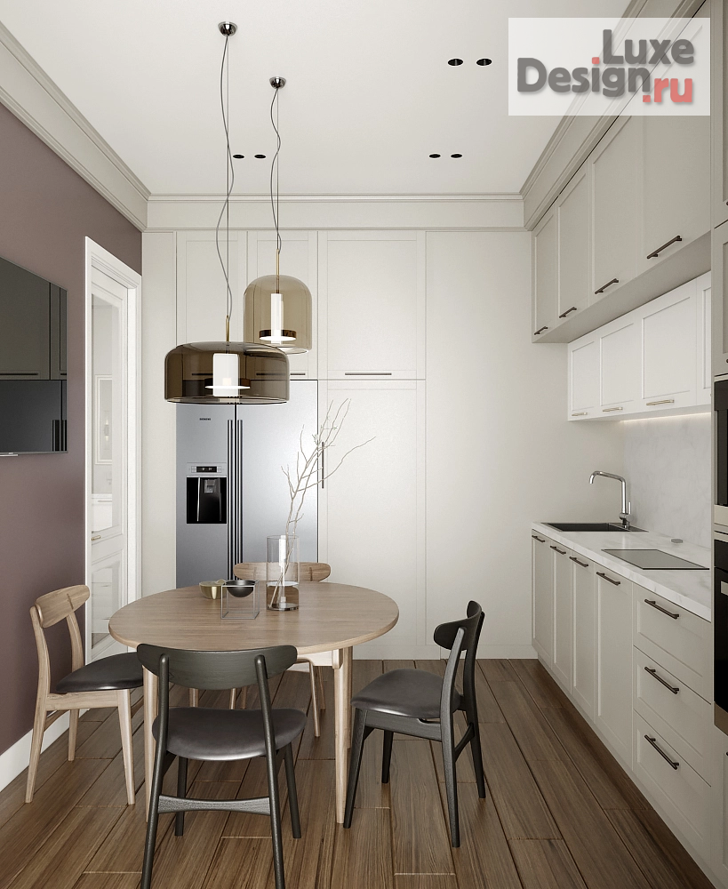 Дизайн интерьера двухкомнатной квартиры "Перья 79" (фото 10)