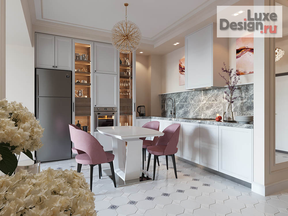 Дизайн интерьера двухкомнатной квартиры "Уютный дом для Амелии" (фото 3)