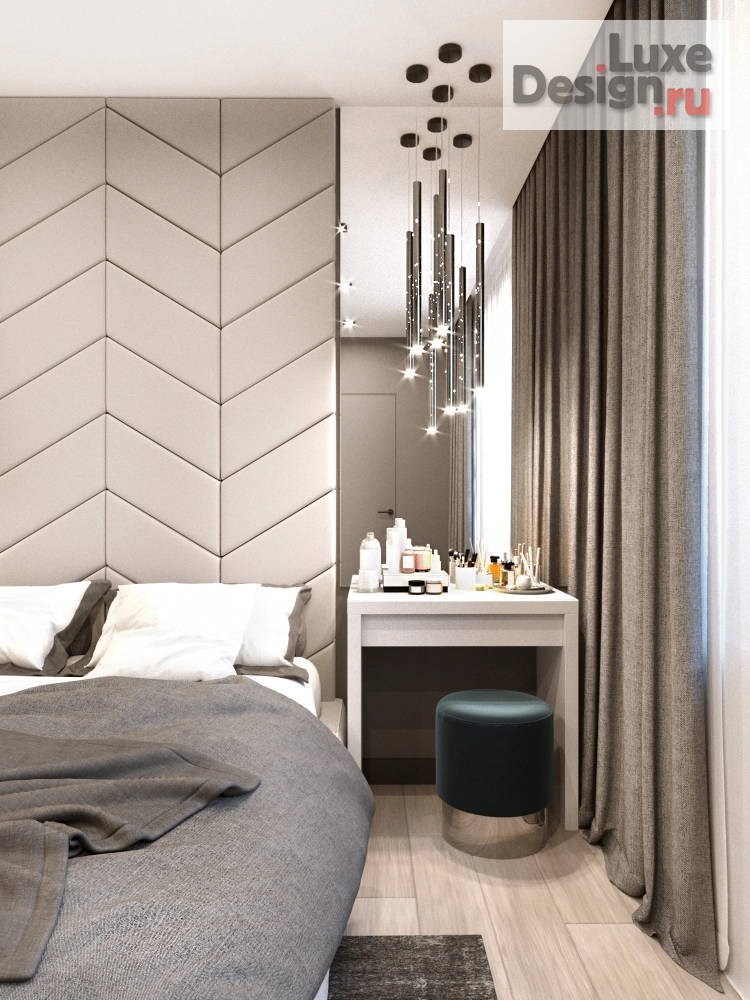 Дизайн интерьера двухкомнатной квартиры "Интерьер в ЖК «Scandis” " (фото 1)