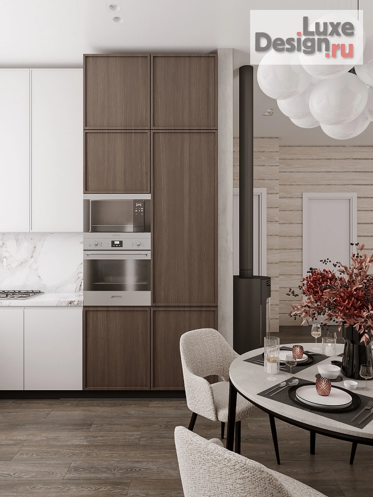 Дизайн интерьера загородного дома "п. Элита Красноярск" (фото 5)