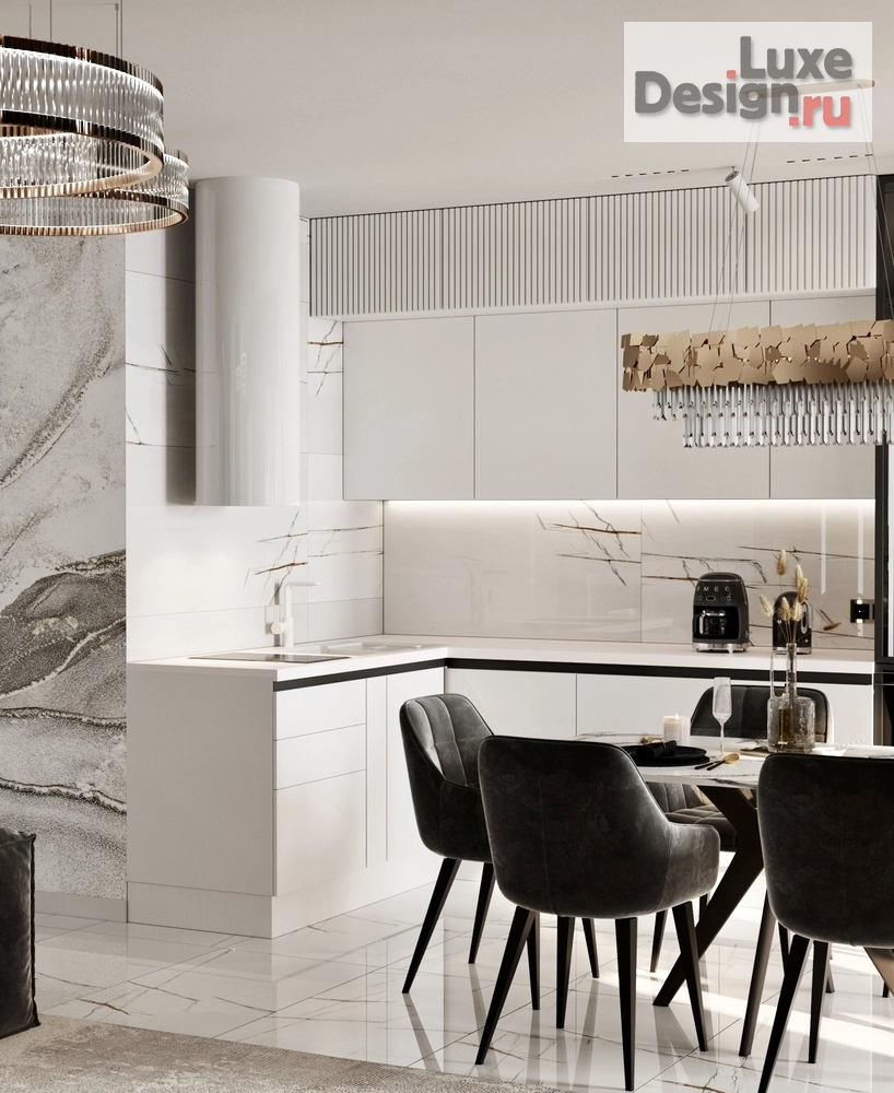 Дизайн интерьера трехкомнатной квартиры "ЖК "Преображенский"" (фото 10)