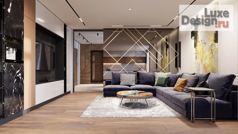 Дизайн интерьера квартиры "Квартиры для молодой семейной пары с тремя детьми" (фото 2)