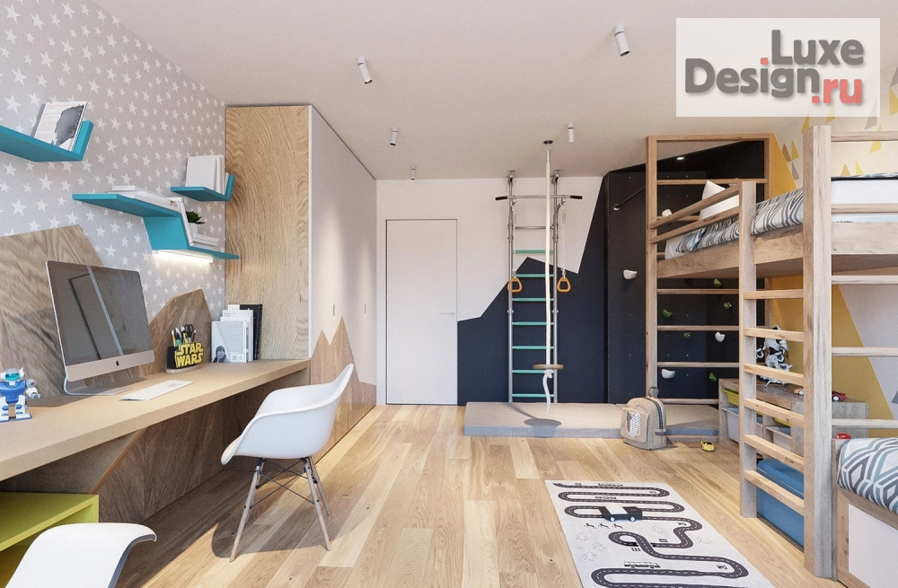 Дизайн интерьера квартиры "Квартиры для молодой семейной пары с тремя детьми" (фото 4)