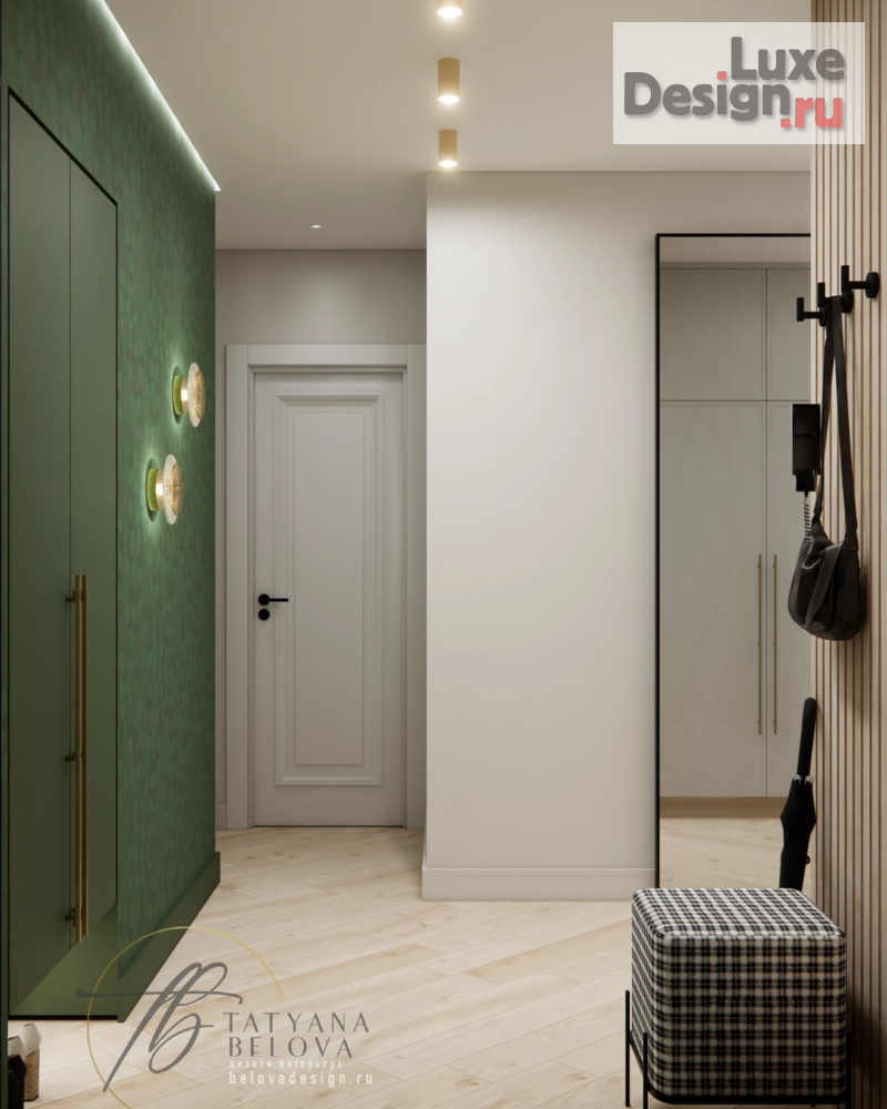 Дизайн интерьера квартиры "Квартира - изумруд" (фото 2)