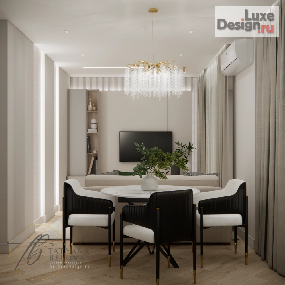 Дизайн интерьера квартиры "Квартира - изумруд" (фото 8)