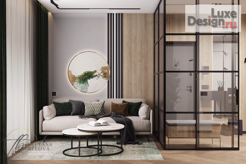 Дизайн интерьера квартиры "Современный стиль с элементами лофта" (фото 4)