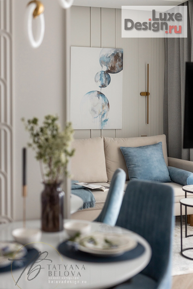 Дизайн интерьера однокомнатной квартиры "Метрополис - реализованный проект" (фото 11)