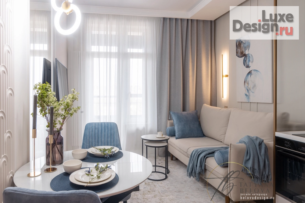 Дизайн интерьера однокомнатной квартиры "Метрополис - реализованный проект" (фото 13)