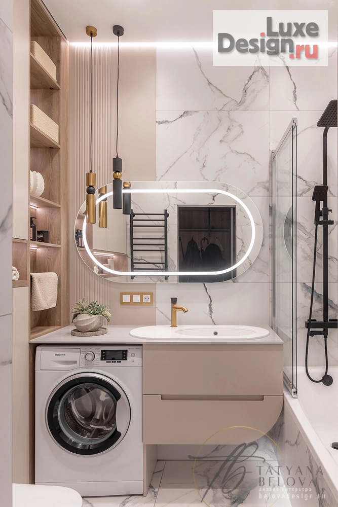 Дизайн интерьера однокомнатной квартиры "Метрополис - реализованный проект" (фото 38)