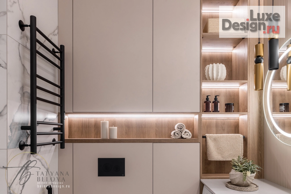 Дизайн интерьера однокомнатной квартиры "Метрополис - реализованный проект" (фото 41)