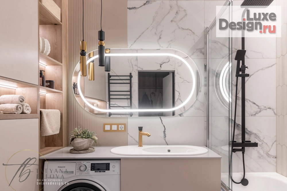 Дизайн интерьера однокомнатной квартиры "Метрополис - реализованный проект" (фото 42)