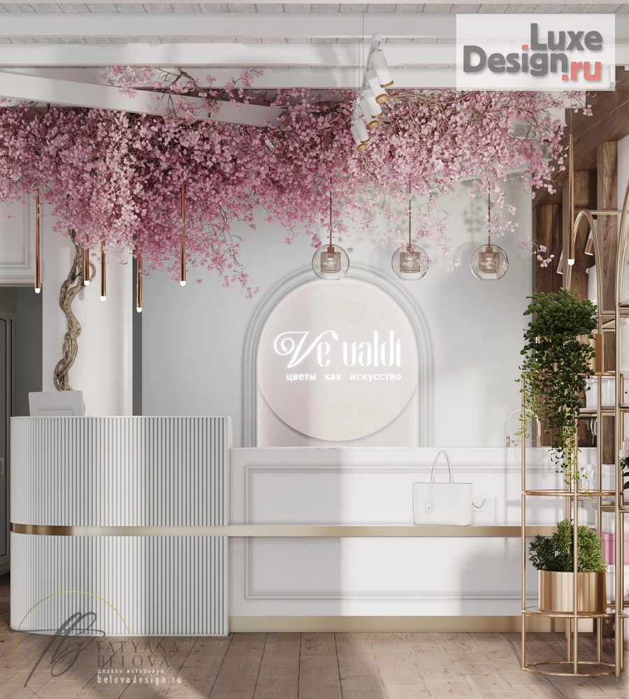 Дизайн интерьера бутика ""ВеВалди" салон цветов" (фото 4)