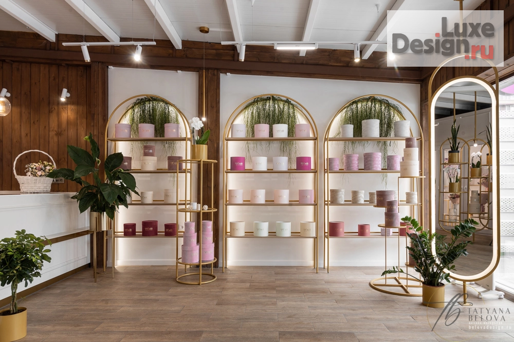 Дизайн интерьера бутика ""ВеВалди" реализация - салон цветов, г. Красноярск" (фото 13)