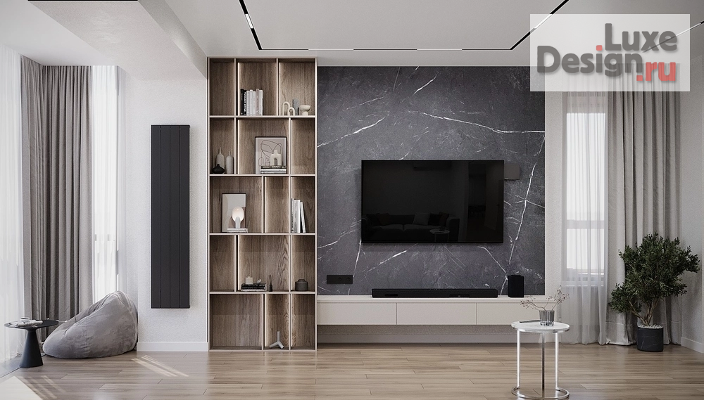 Дизайн интерьера двухкомнатной квартиры "Дизайн-проект 2-комнатной квартиры ЖК "Чижи" г. Красноярск" (фото 1)