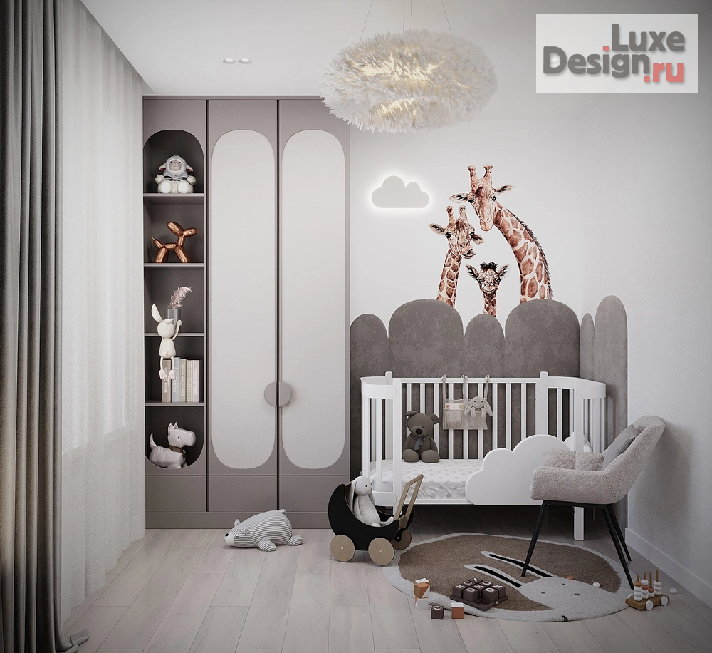 Дизайн интерьера трехкомнатной квартиры "Латте Арт" (фото 11)