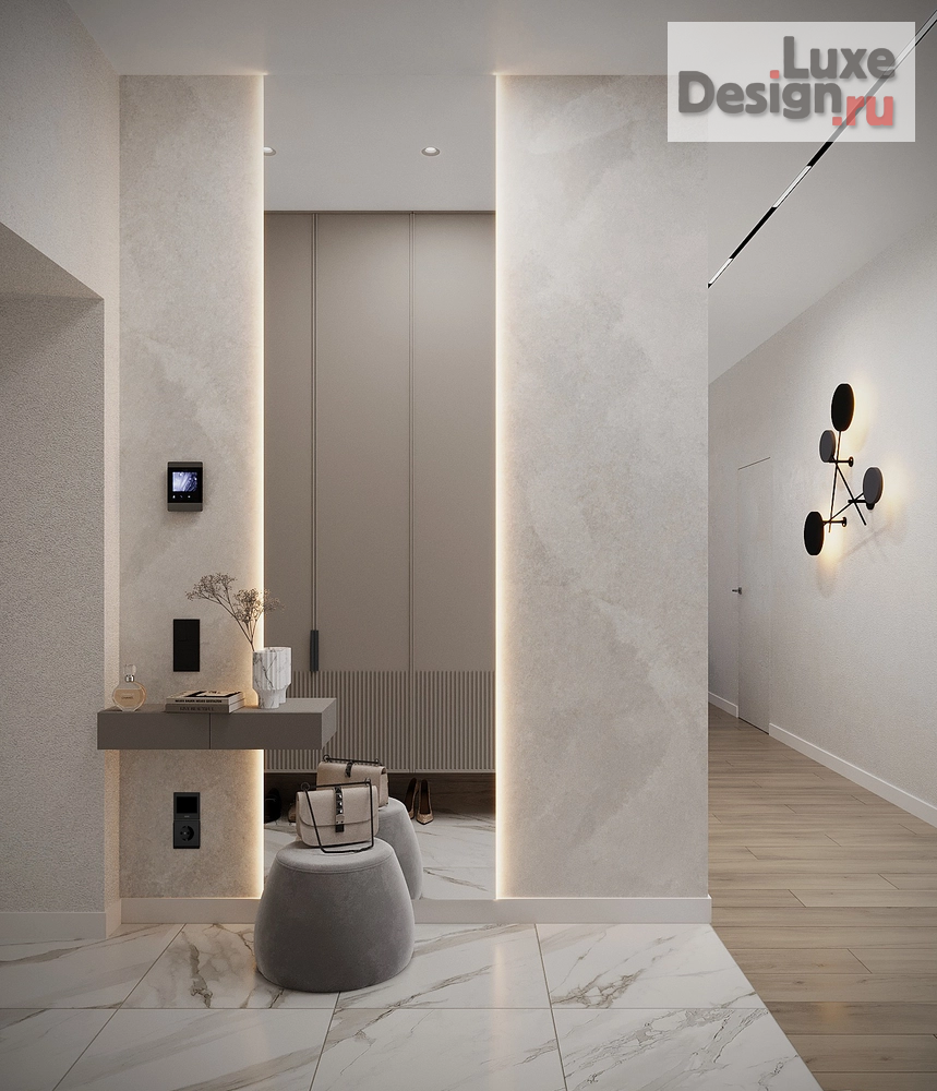 Дизайн интерьера двухкомнатной квартиры "Дизайн-проект 2-комнатной квартиры ЖК "Чижи" г. Красноярск" (фото 6)