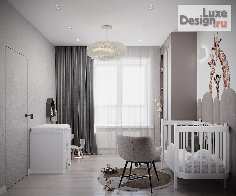 Дизайн интерьера трехкомнатной квартиры "Латте Арт" (фото 13)