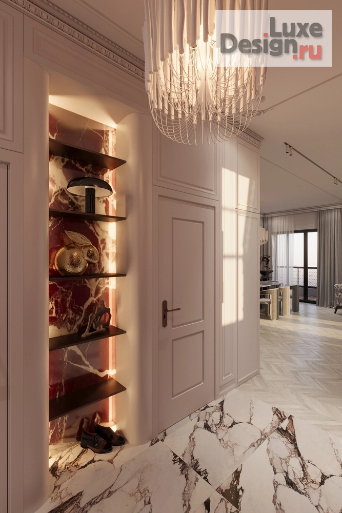 Дизайн интерьера частного дома "Роскошь неоклассики" (фото 6) от дизайнера Imagi Studio Дизайн интерьера частного дома "Роскошь неоклассики" (фото 6)