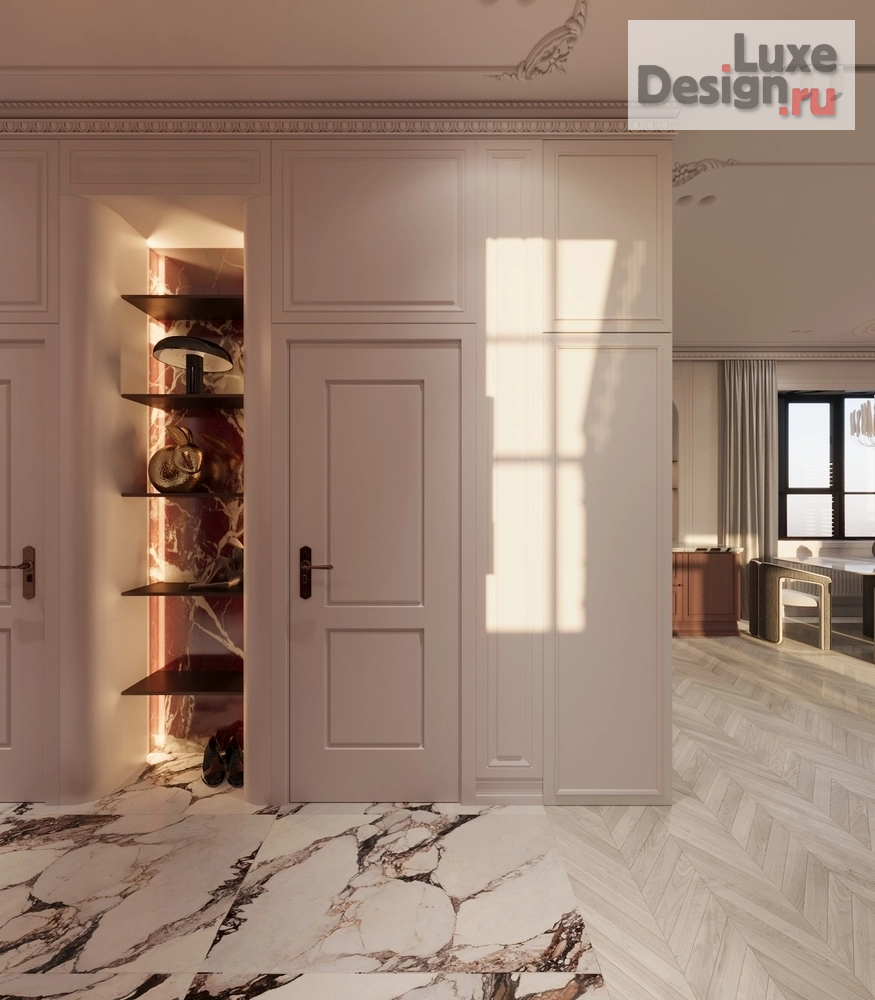 Дизайн интерьера частного дома "Роскошь неоклассики" (фото 7) от дизайнера Imagi Studio Дизайн интерьера частного дома "Роскошь неоклассики" (фото 7)