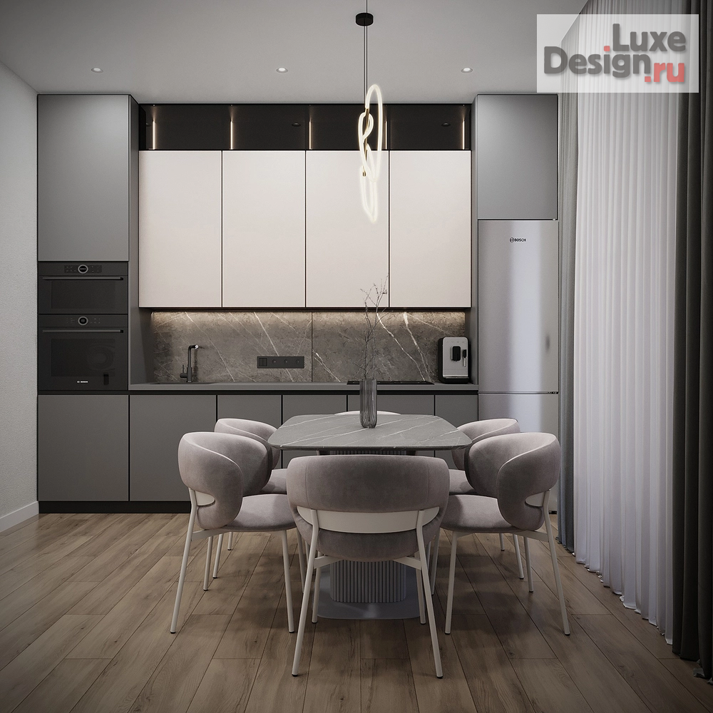 Дизайн интерьера двухкомнатной квартиры "Дизайн-проект 2-комнатной квартиры ЖК "Чижи" г. Красноярск" (фото 11)