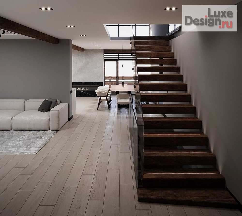 Дизайн интерьера частного дома "Экософия" (фото 8)