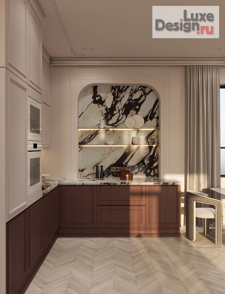 Дизайн интерьера частного дома "Роскошь неоклассики" (фото 11) от дизайнера Imagi Studio Дизайн интерьера частного дома "Роскошь неоклассики" (фото 11)