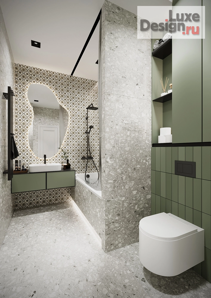 Дизайн интерьера трехкомнатной квартиры "Проект 3-комнатной квартиры ЖК "ЧИЖИ"" (фото 15)