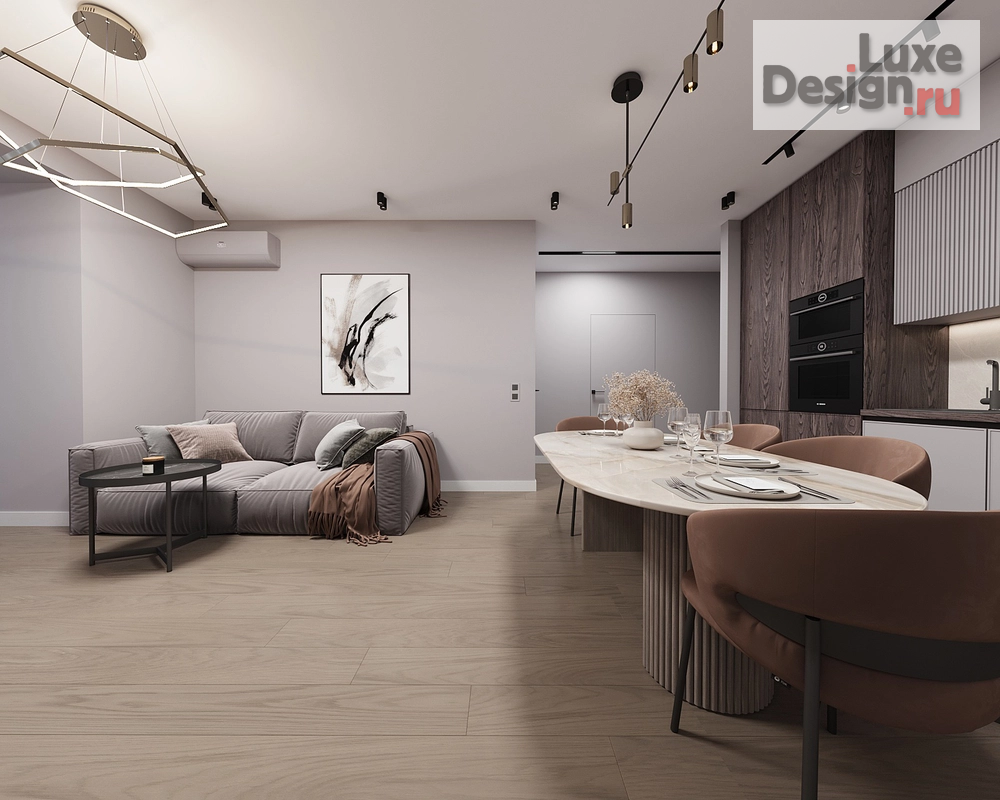 Дизайн интерьера трехкомнатной квартиры "Скандинавский Баланс" (фото 23)