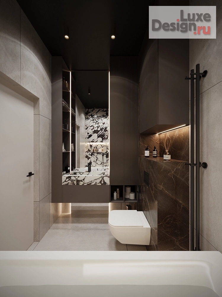 Дизайн интерьера четырехкомнатной квартиры "Дизайн-проект 4-комнатной квартиры в ЖК "Хвоя"" (фото 11)