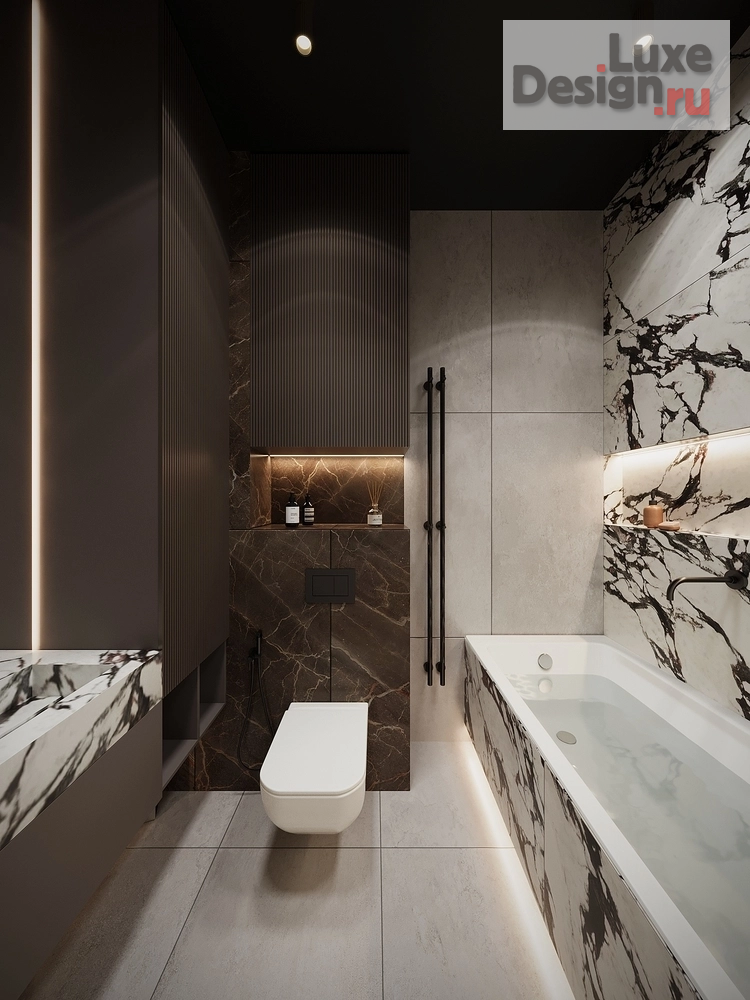 Дизайн интерьера четырехкомнатной квартиры "Дизайн-проект 4-комнатной квартиры в ЖК "Хвоя"" (фото 13)