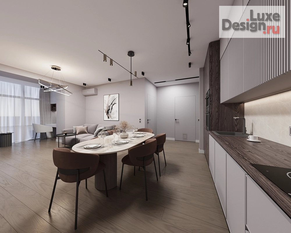 Дизайн интерьера трехкомнатной квартиры "Скандинавский Баланс" (фото 24)