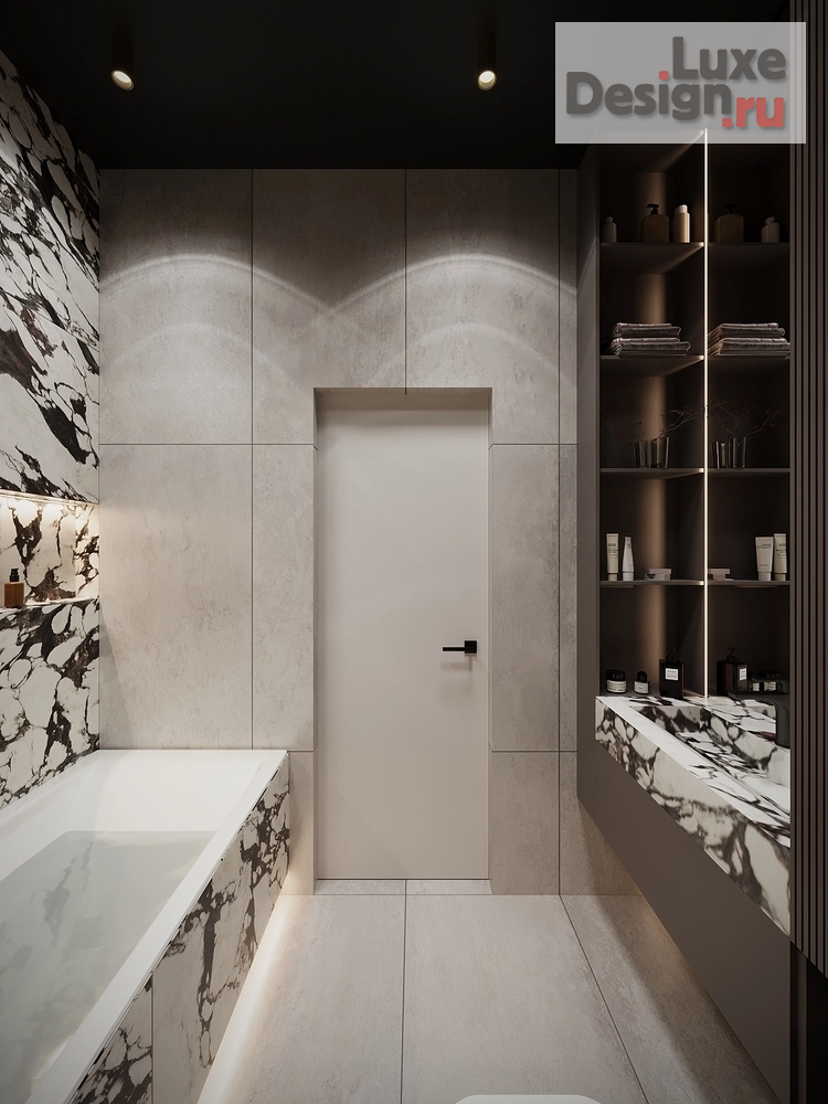 Дизайн интерьера четырехкомнатной квартиры "Дизайн-проект 4-комнатной квартиры в ЖК "Хвоя"" (фото 14)