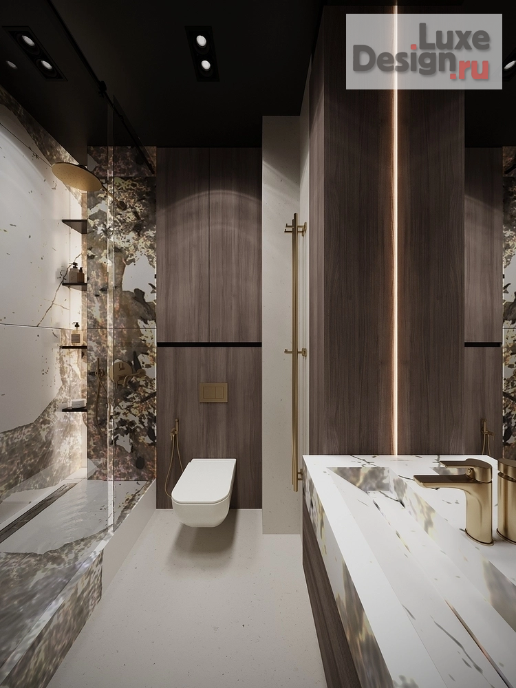 Дизайн интерьера четырехкомнатной квартиры "Дизайн-проект 4-комнатной квартиры в ЖК "Хвоя"" (фото 16)